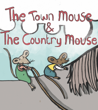 Illustrated Story - Town Mouse and Country Mouse