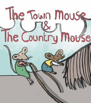 Illustrated Story - Town Mouse and Country Mouse